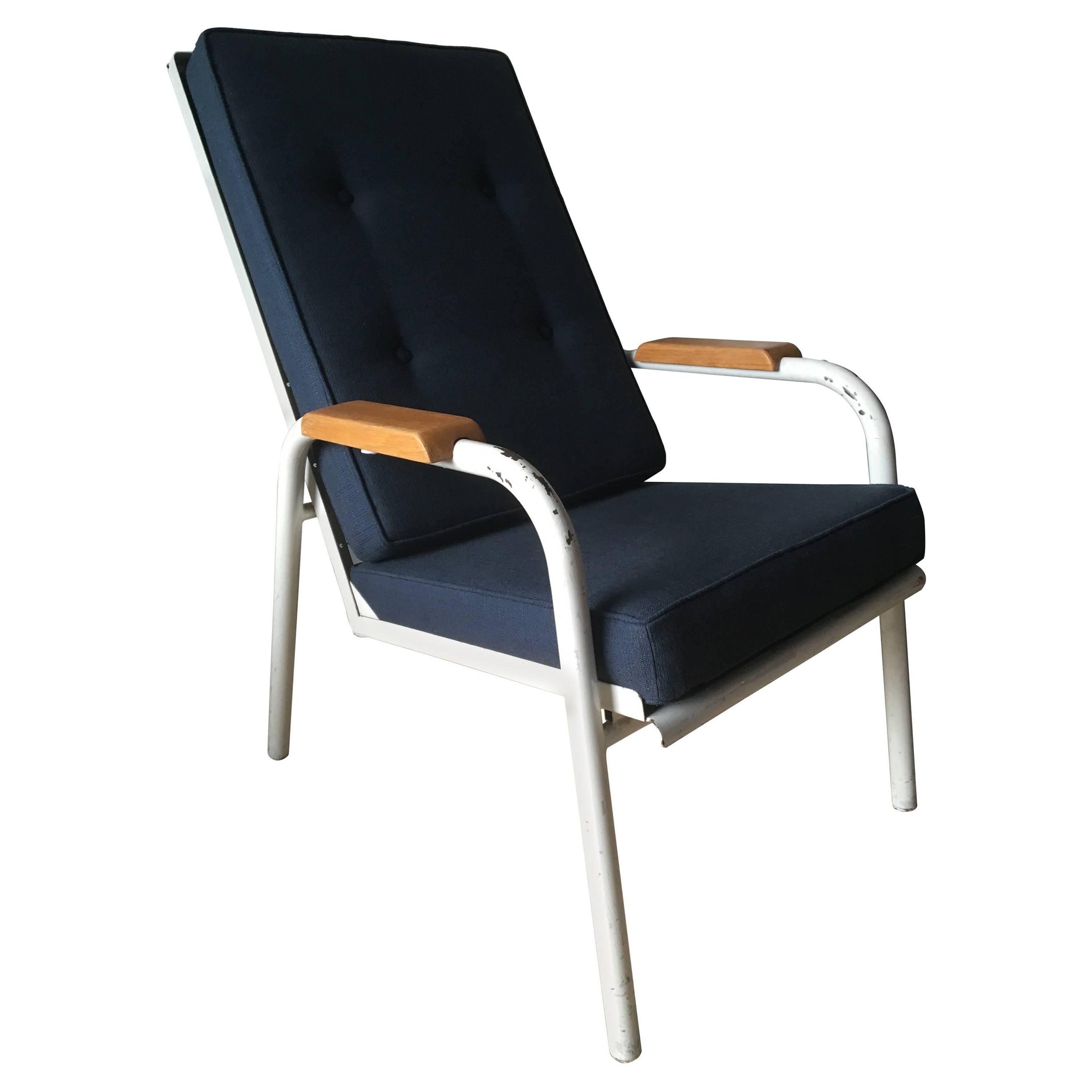 Jean Prouve Lounge Chair, 1949 For Sale
