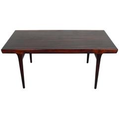 Danish Modern Rosewood Dining Table by Johannes Andersen