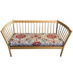 Scandinavian Spindle Settee