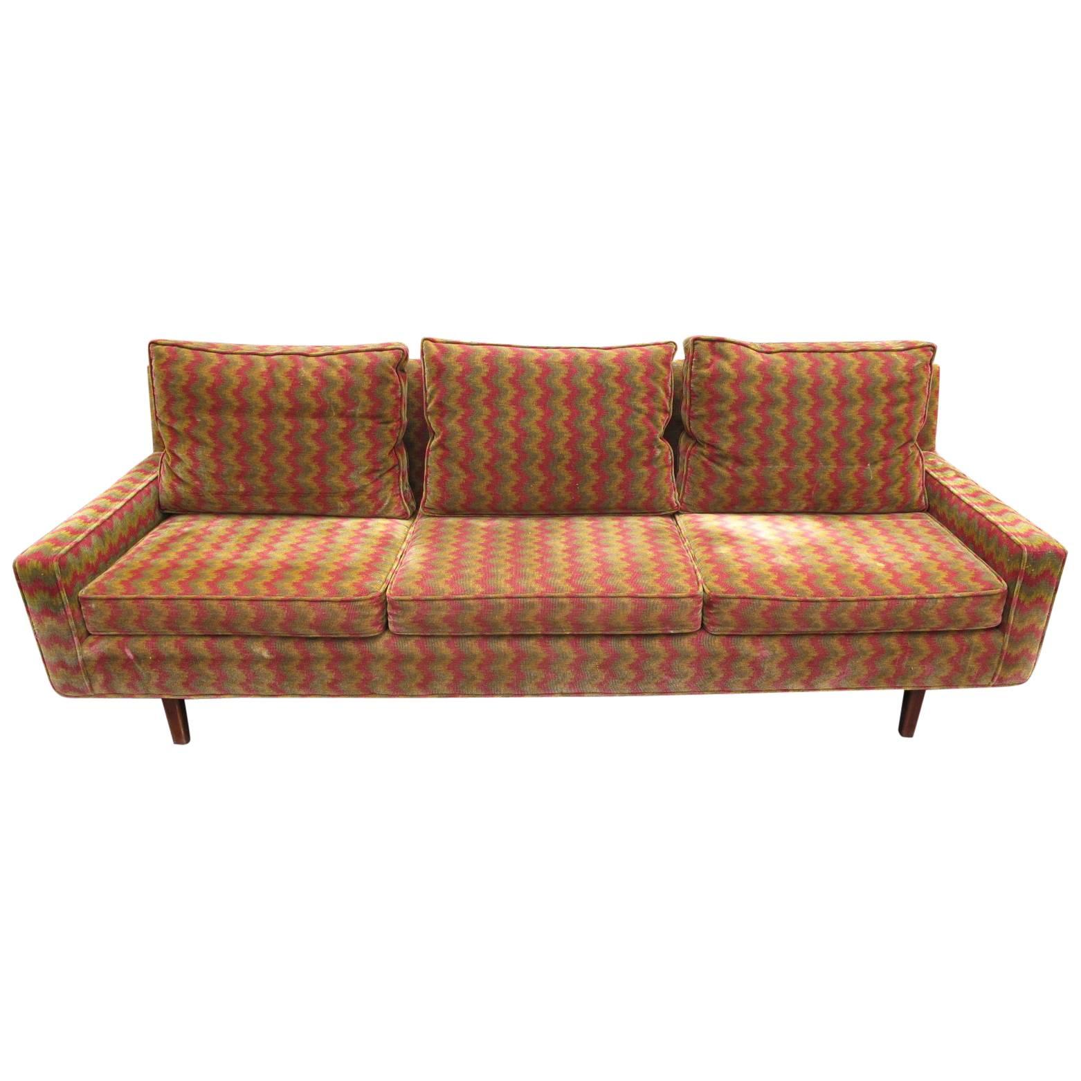 Dunbar Style Velvet Sofa