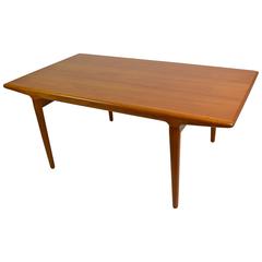 Danish Modern Teak Dining Table by Niels Moller