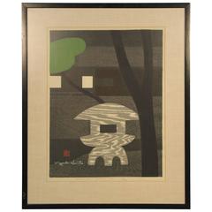 Kiyoshi Saito Woodblock Framed Print