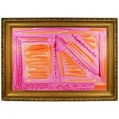 Abstract Pink Painting 10