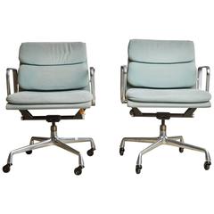 Pair of Charles Eames for Herman Miller Soft Pad Task Chairs, 1985