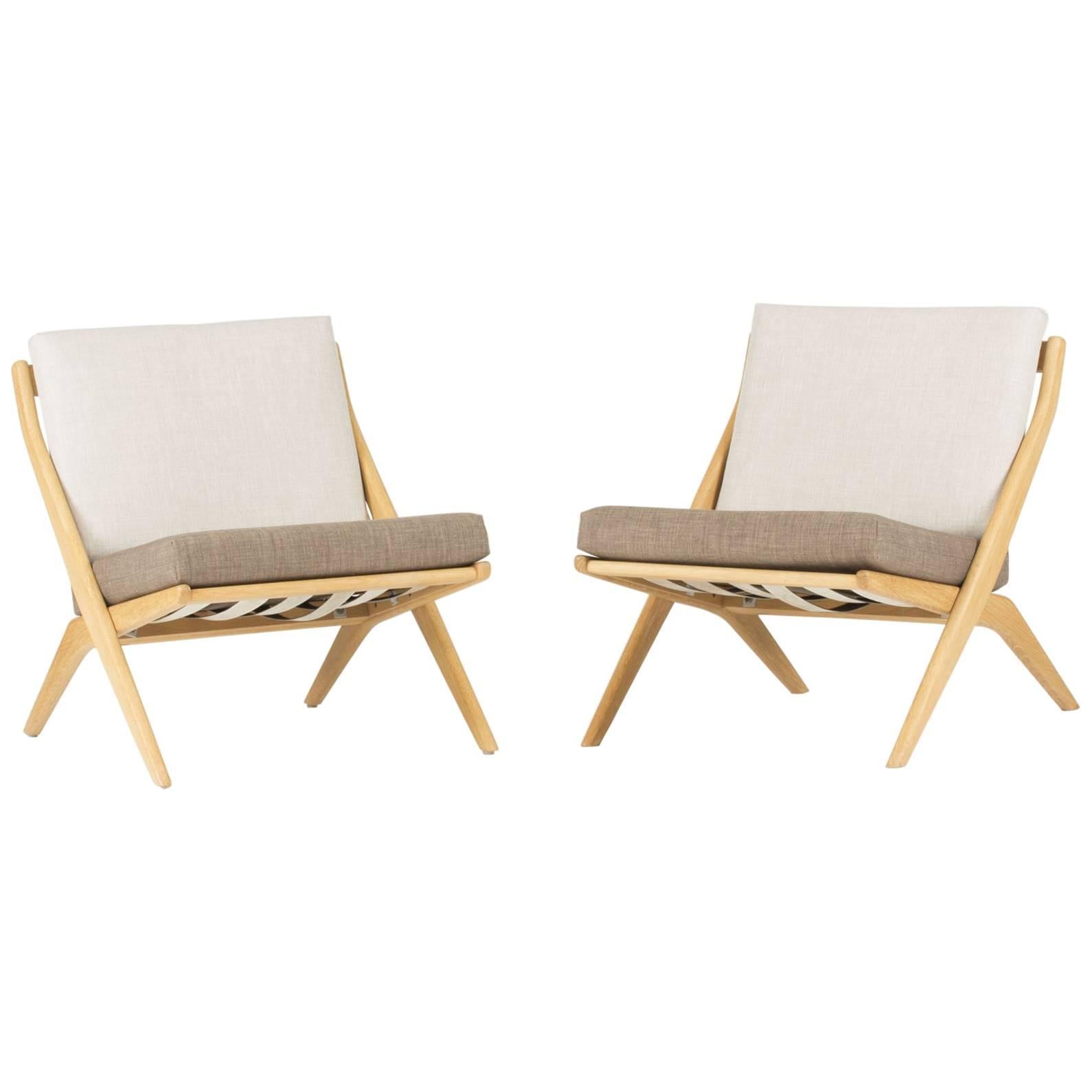 Pair of Lounge Chairs by Folke Ohlsson