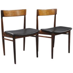 Paire de chaises, modèle 39, d'Henry Rosengren Hansen, années 1960