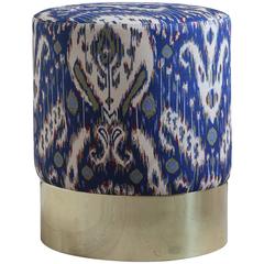 Azucena Stool in Printed Textile
