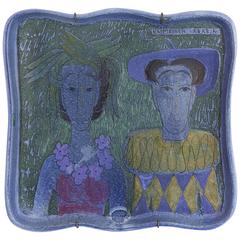 Vintage Birger Kaipiainen Ceramic Hanging Platter 7
