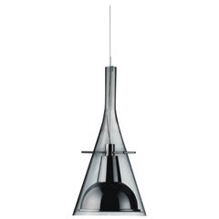 Vintage Franco Raggi Fontana Arte Aluminum Flute Suspension Lamp, Designed in 1999