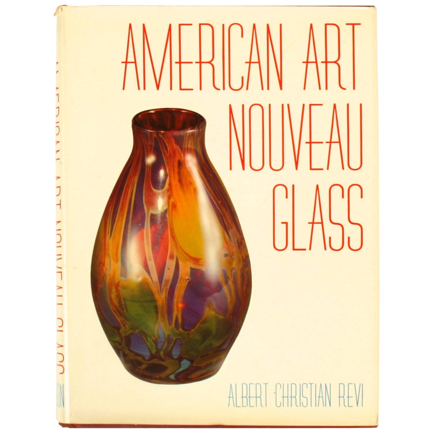 American Art Nouveau Glass by Albert C Revi, First Edition For Sale