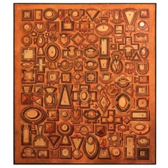 Olio russo su tela, Weaect X.M 1990 Firmato Valdimir Shelest