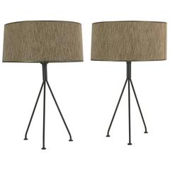 Gerald Thurston Minimalist Table Lamp, Pair