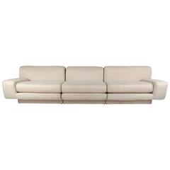 Contemporary Modern Sectional Sofa in the Style of Milo Baughman 2