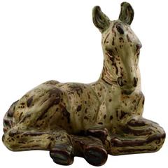 Royal Copenhagen Figurine in Ceramic, Knud Kyhn # 21516, Foal