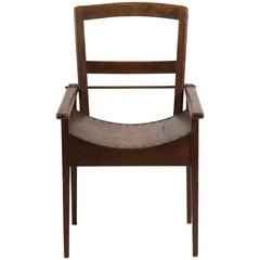 Arts and Crafts Oak and Ash Side Chair 9