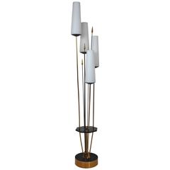 French Low Floor Lamp in the Manner of Maison Arlus