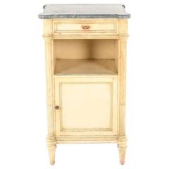 French Louis XVI Style Painted Nightstand Circa 1910