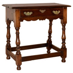 19th Century English Side Table with Drawer