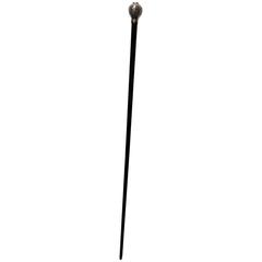 Walking Stick with Compass Inspired by Victorian Style