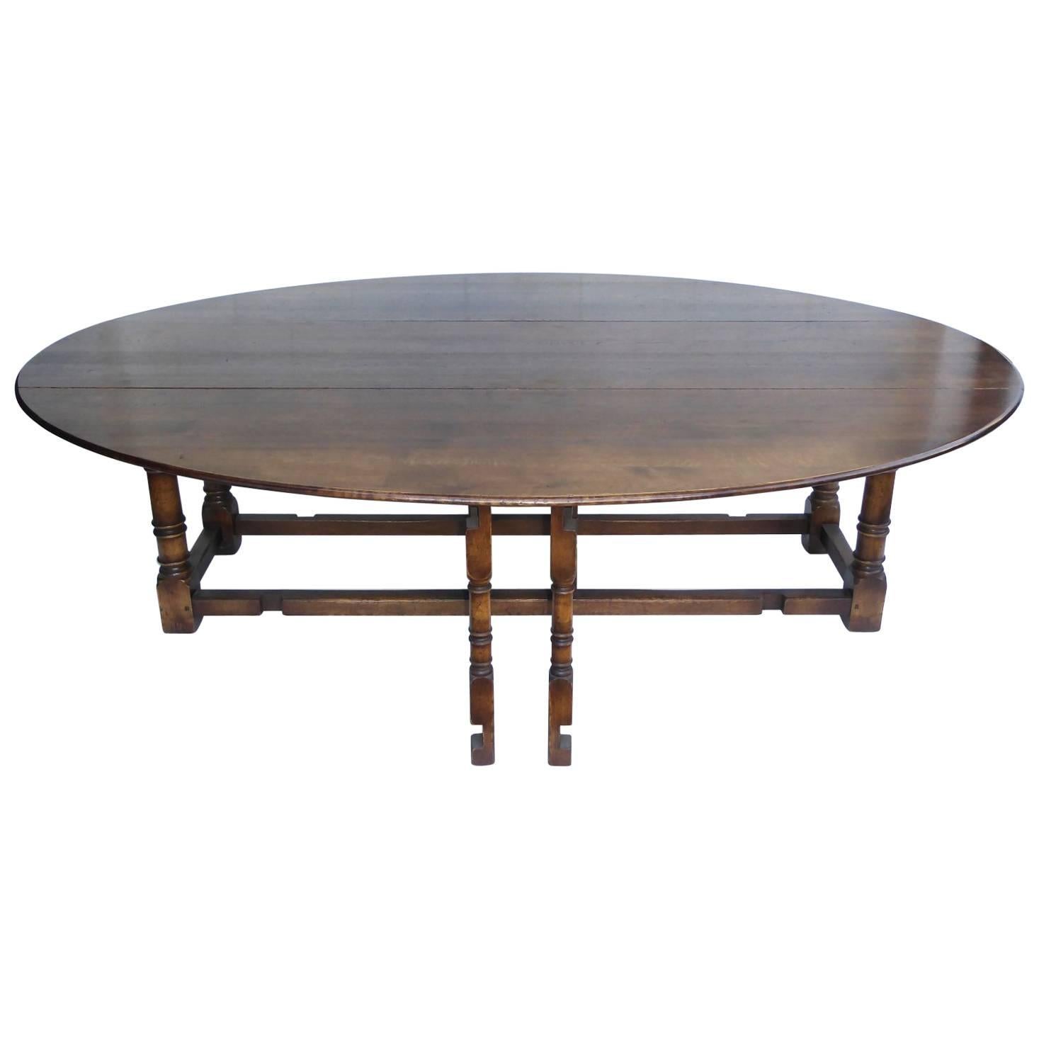 Large Solid Oak Wakes Table