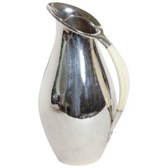 Georg Jensen Large Sterling Silver Water Pitcher 11