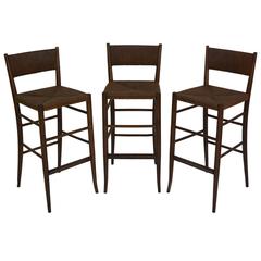 Set of Three Italian Bar Stools