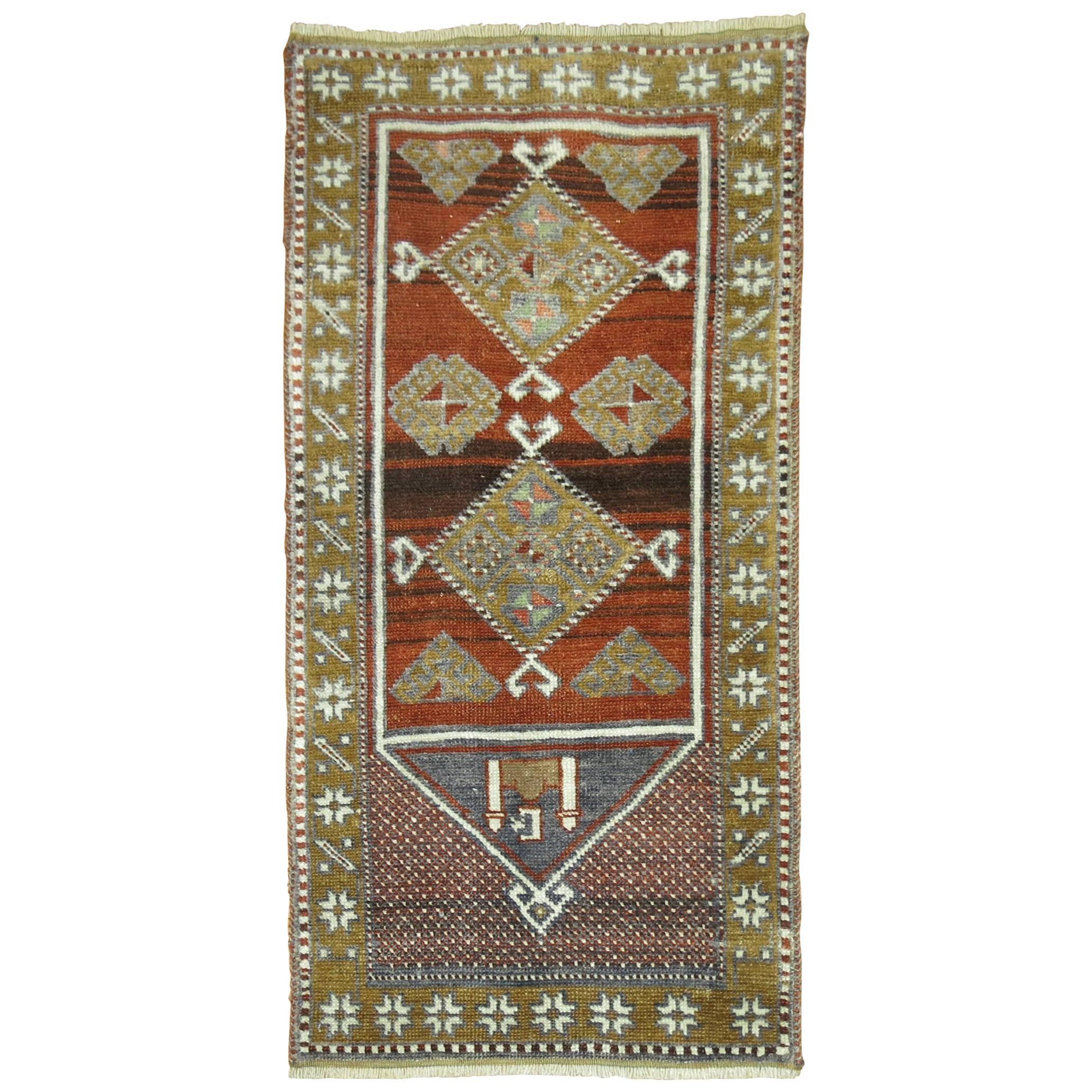 Turkish Anatolian Throw Rug