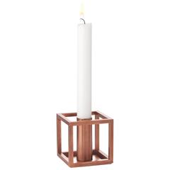 Kubus Copper One Candleholder by Mogens Lassen