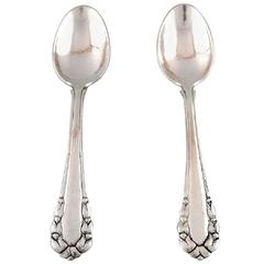 Georg Jensen Lily of the Valley Sterling Silver Spoons