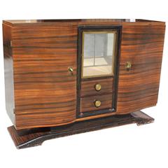 Masterpiece Art Deco Sideboard or Buffet Exotic Macassar Ebony by Maurice Rinck 8
