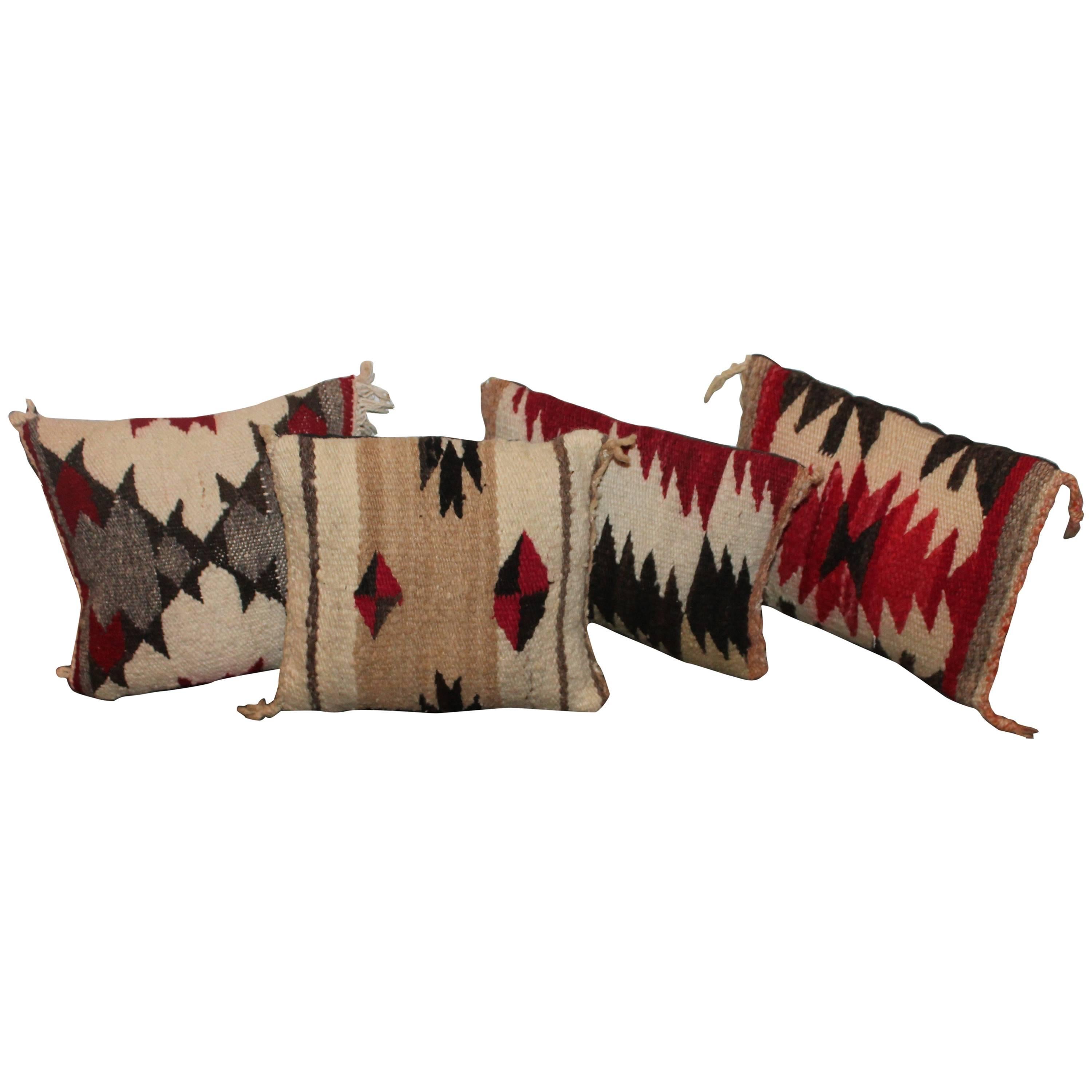 Collection of Small and Unusual Navajo Weaving Pillows