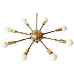 Eight-Arm Brass Sputnik, 1950s, USA 5