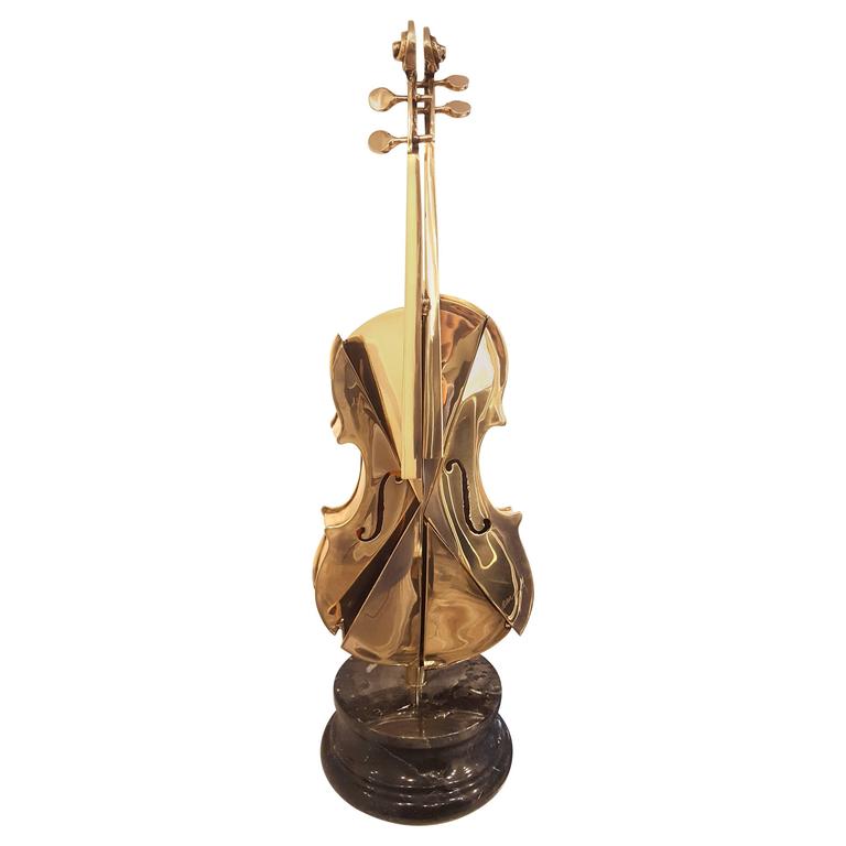 Arman, Bronze Sculpture, Rothschild Violin For Sale at 1stdibs