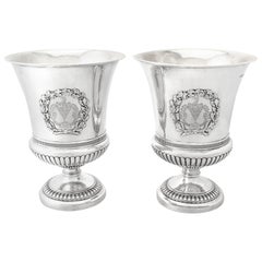 Georgian Paul Storr Sterling Silver Wine Coolers