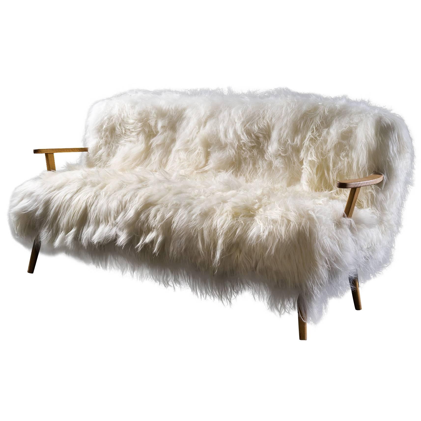 Sheepskin Sofa Collection "Alpina" For Sale