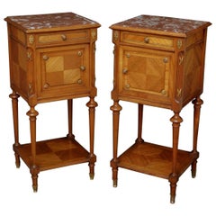 Continental Pair of Bedside Cabinets