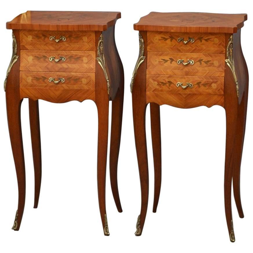 Stunning Pair of Bedside Cabinets