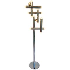 Floor Lamp Constructivist, Italy, 1970s