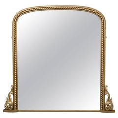 Excellent Large Victorian Giltwood Mirror 10