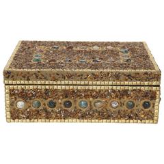 Tiger's Eye and Jade Byzantine Box 10