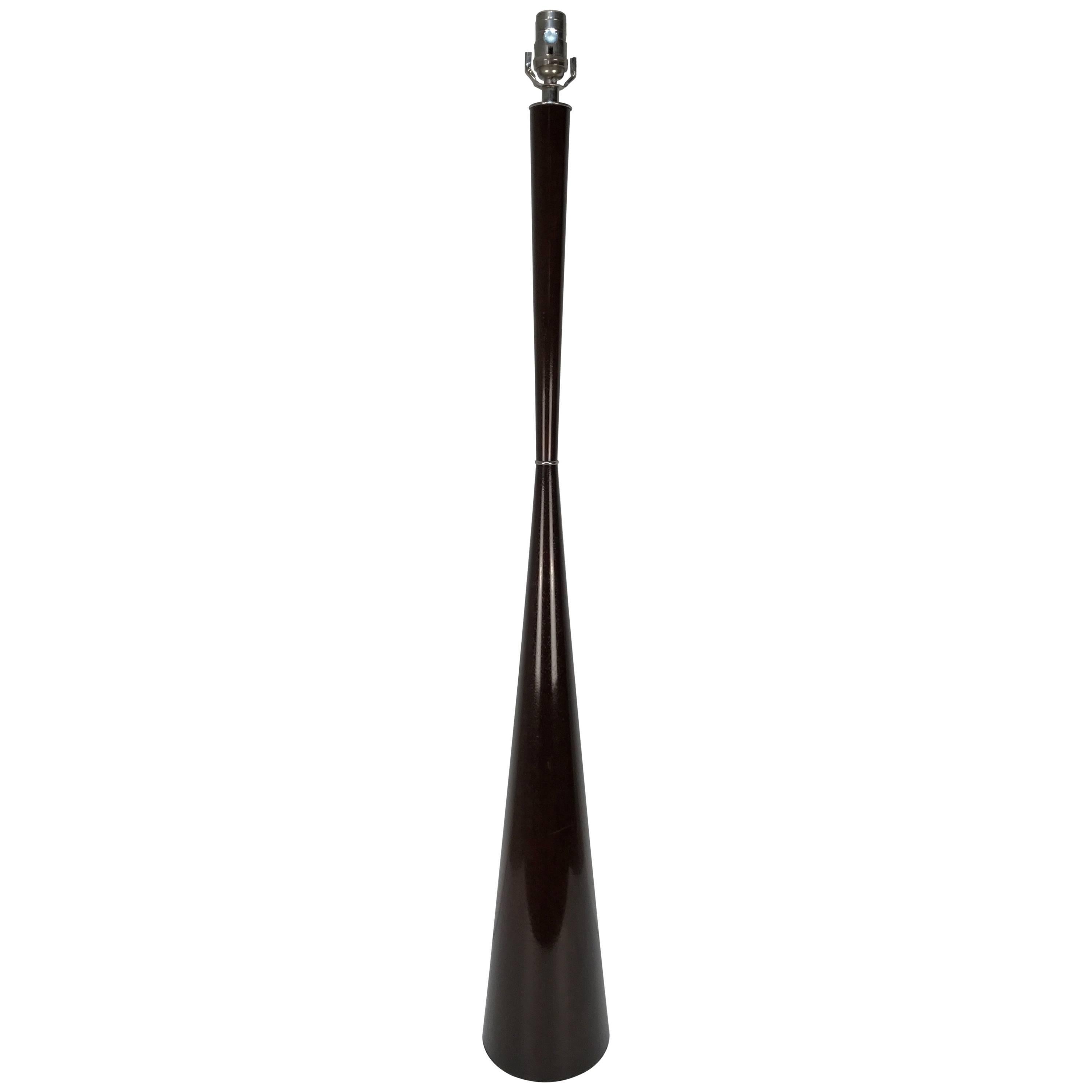 Phillip Powell Style Conical Floor Lamp For Sale