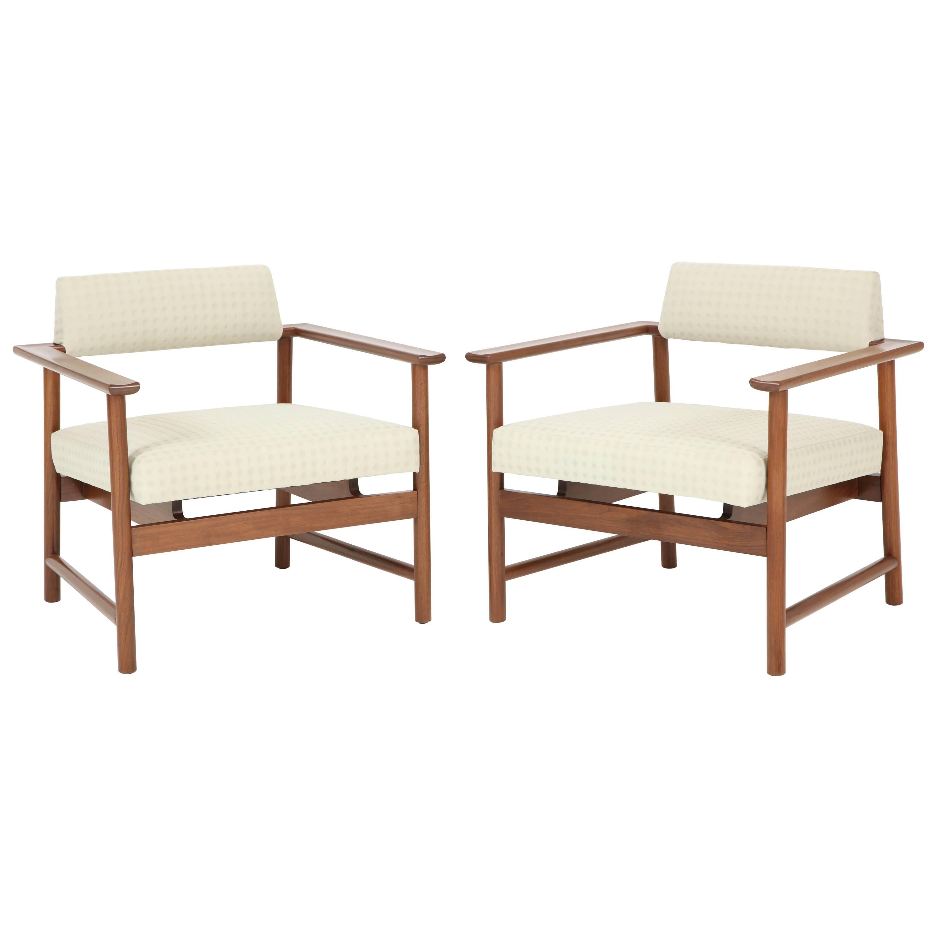 Pair of Harvey Probber Lounge Chairs For Sale