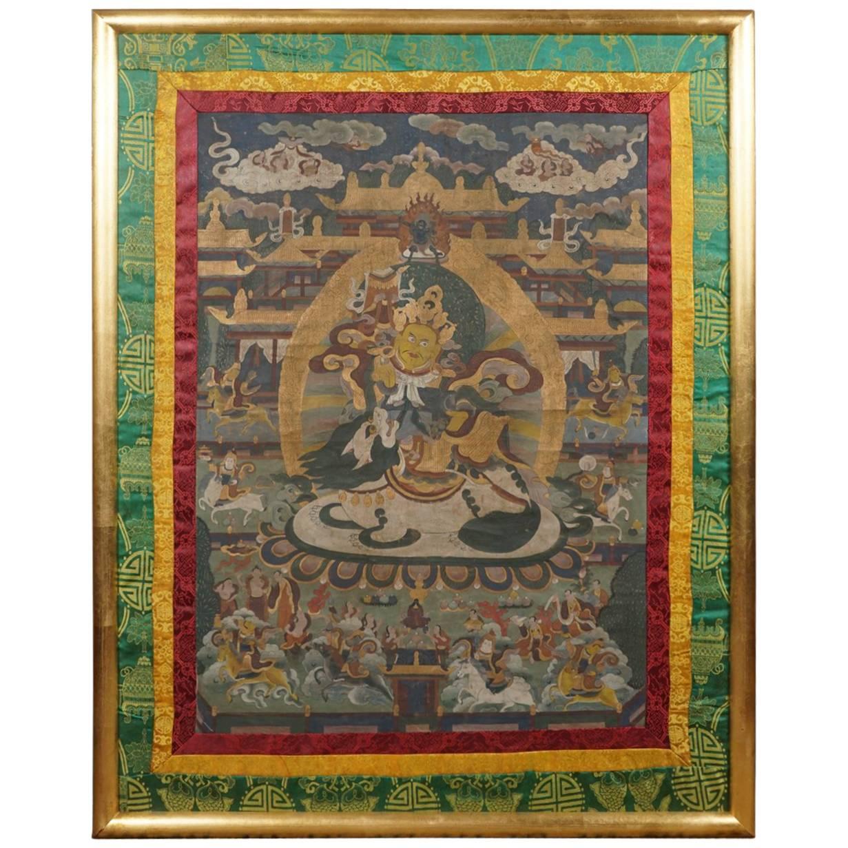 Thangka tibetano dei primi del Novecento