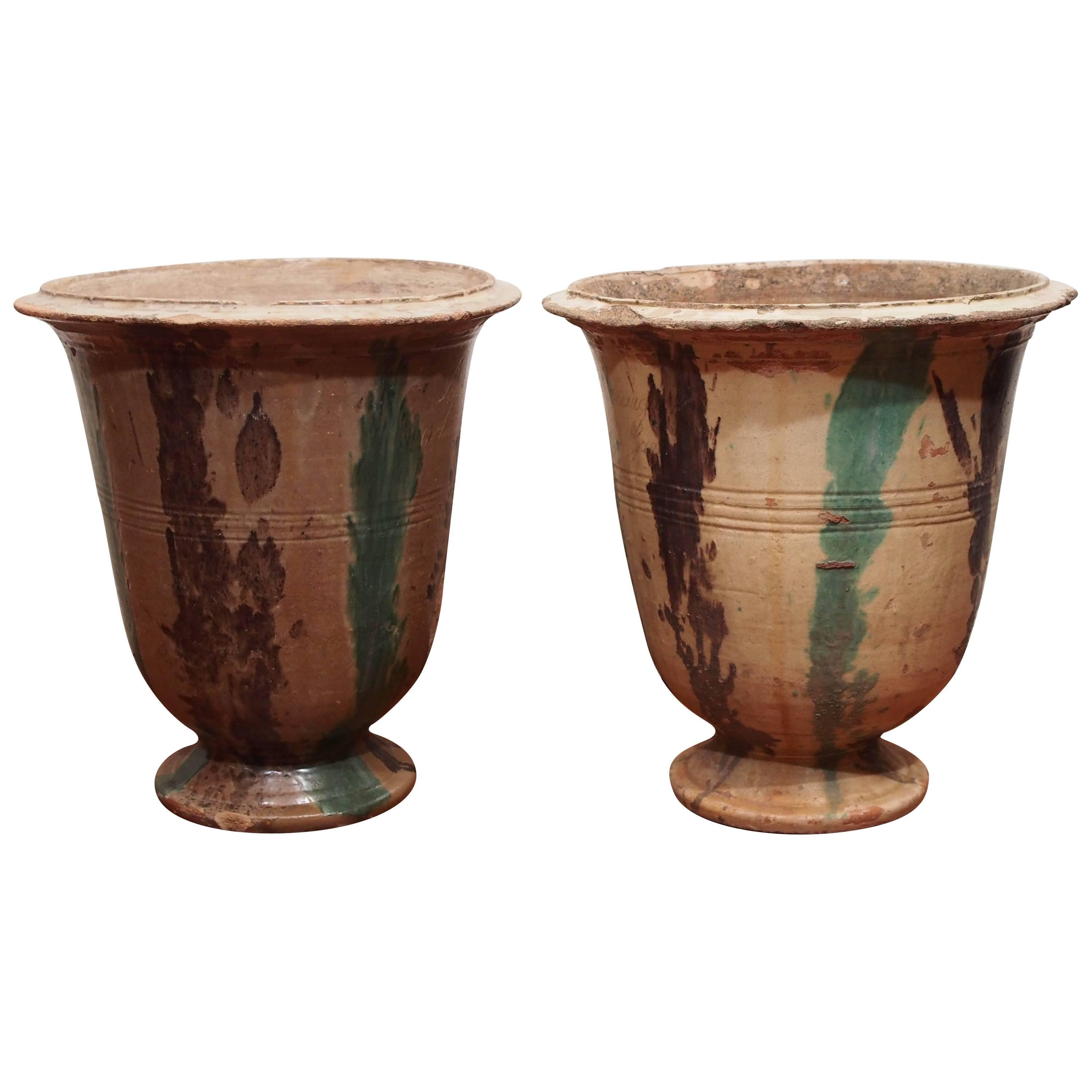 Pair of French Anduze Pots For Sale