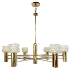 Retro Nickel-Plated Light Fixture with Glass Globes