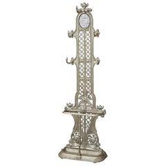 Excellent Victorian Cast Iron Hall Stand or Coat Stand