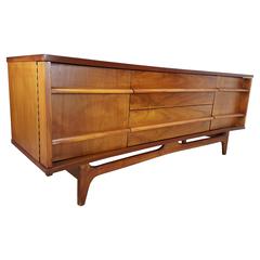 Sculptural Bow-Front Cabinet or Credenza, by Young Manufacturing Co