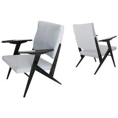 Jose Zanine Caldas, Pair of Armchairs, Brasil 1954 12
