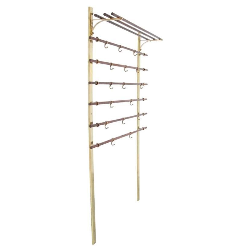High Quality Copper WallMounted Coat Rack at 1stDibs