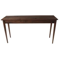 Custom Handmade Walnut Console Table